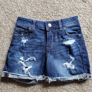 Maurices distressed jean shorts